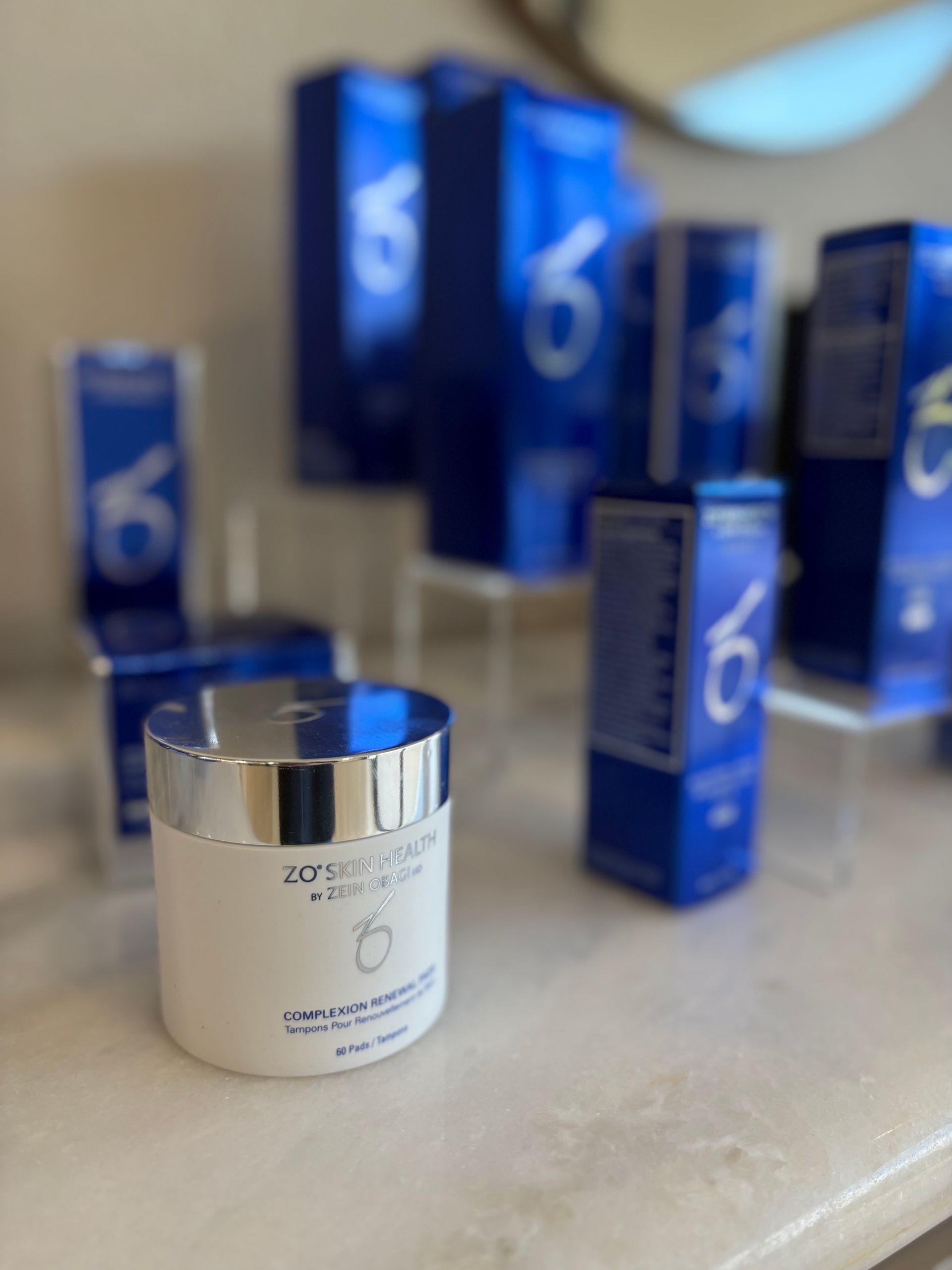 ZO Skin Health products at Skin & Soul Med Spa in Seabrook, TX