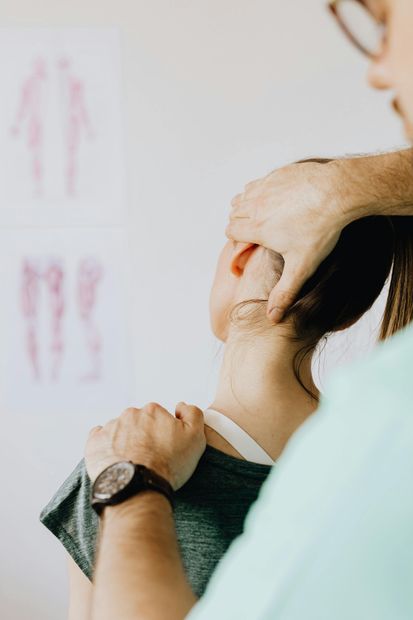 Patient receiving chiropractic adjustment at Graham Chiropractic in Clifton Park NY
