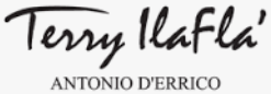 Logo di Terry Marla con il nome Antonio D'Errico sotto, in testo nero su sfondo bianco.