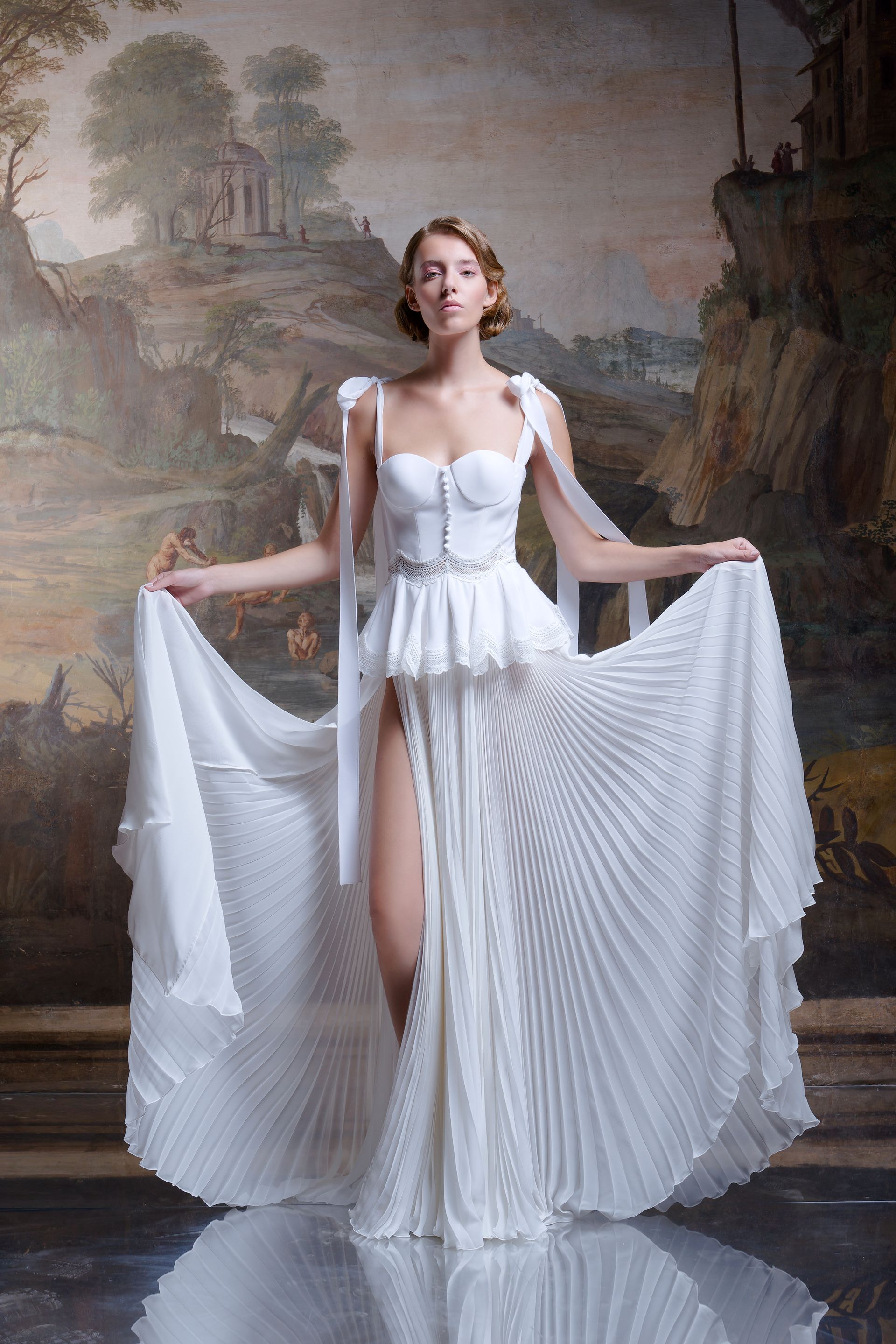 sposa seduta