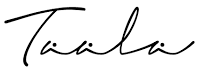 Firma in corsivo nero con la scritta
