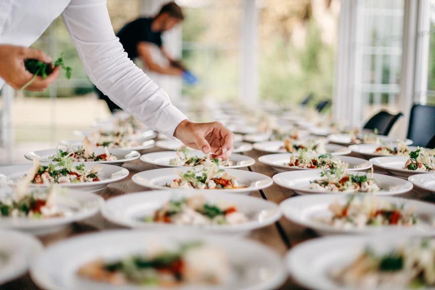 Essen vom Hochzeitscatering Stuttgart