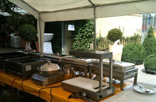 BBQ im Sonnenhof-Glashaus