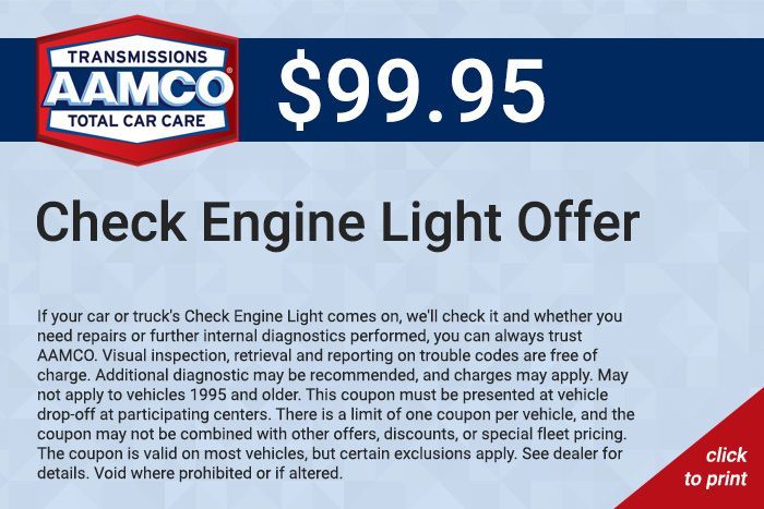 check engine light offer coupon