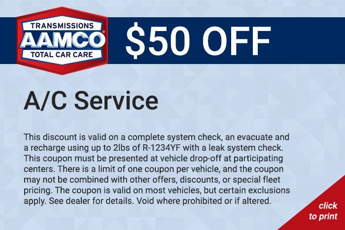 AAMCO A/C Service coupon