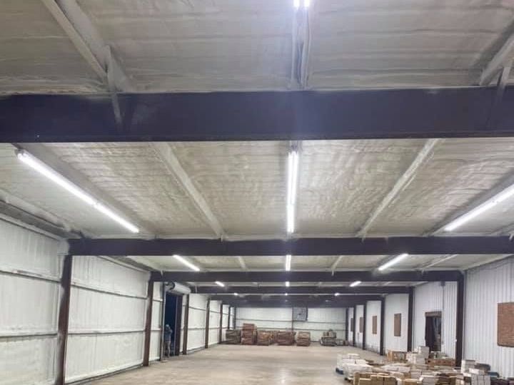 Commercial Spray Foam Insulation installation