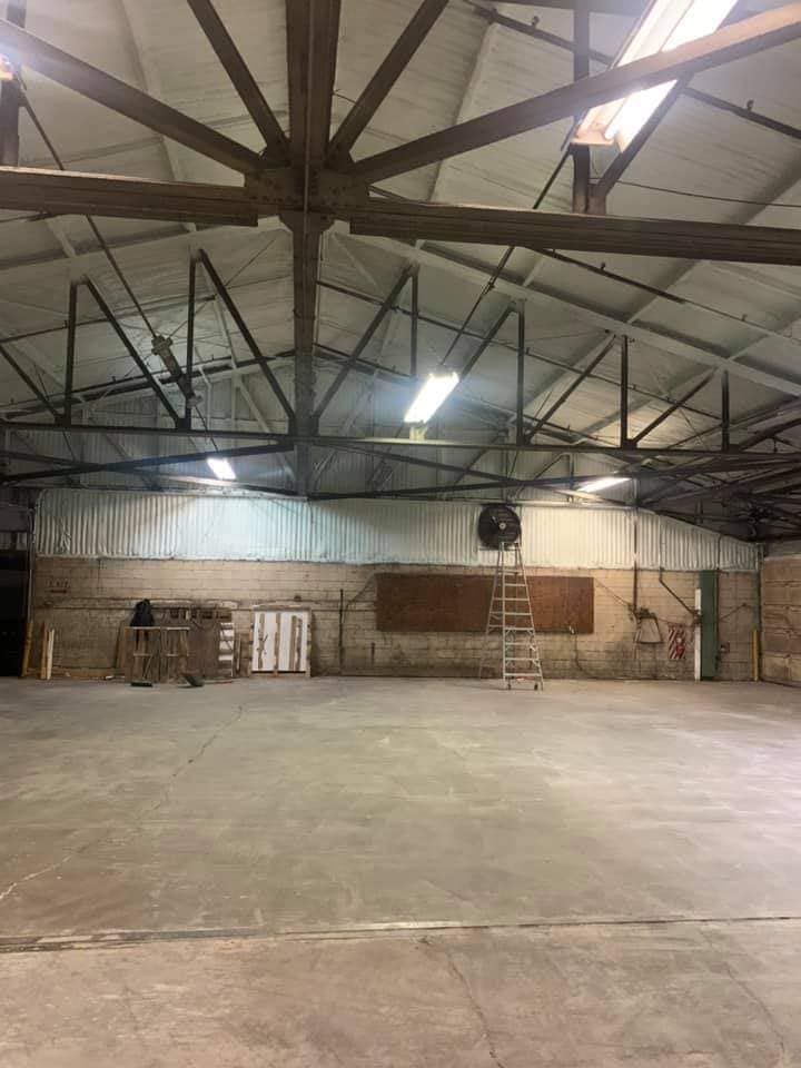 Garage Insulation installed with foam spray