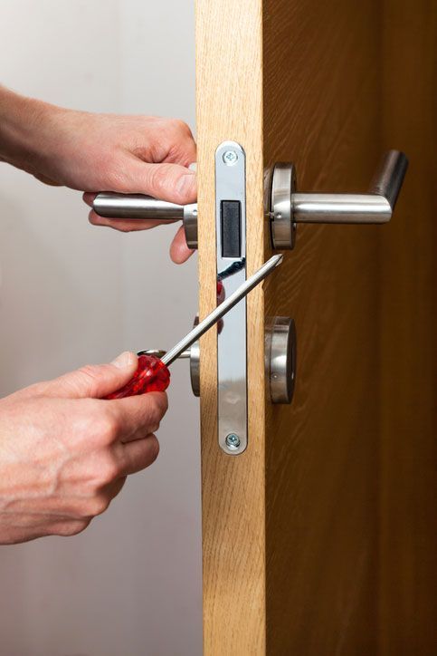 repairing a door lock