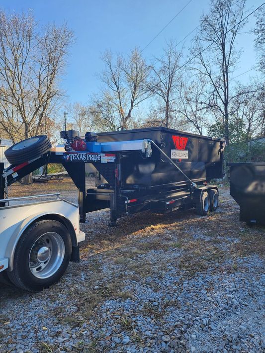 Dumpster — Georgetown, KY — Creative Concrete & Flooring Designs