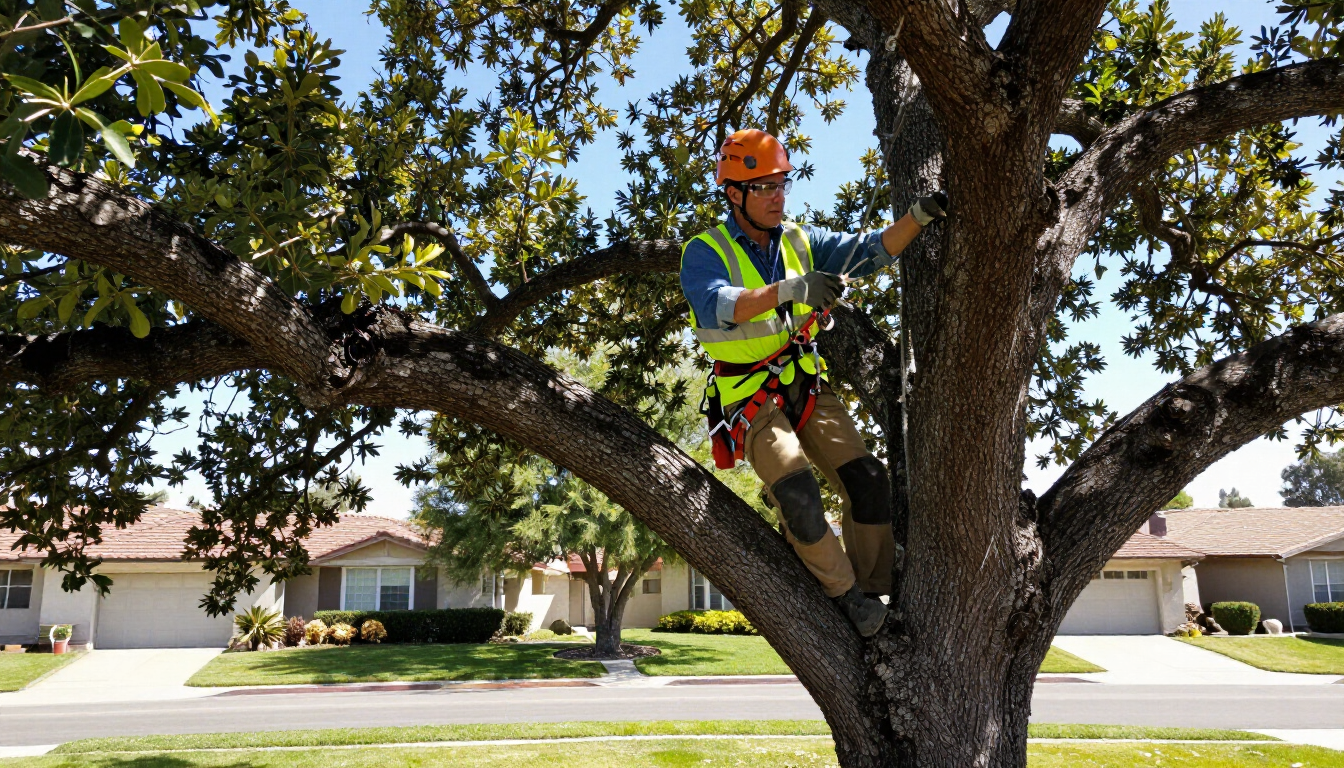 Professional Arborist at Work