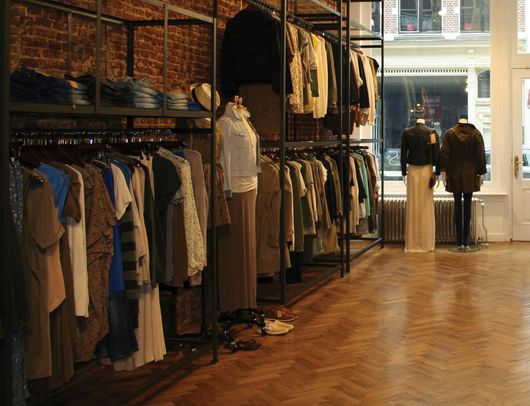 Stockman buste in etalage