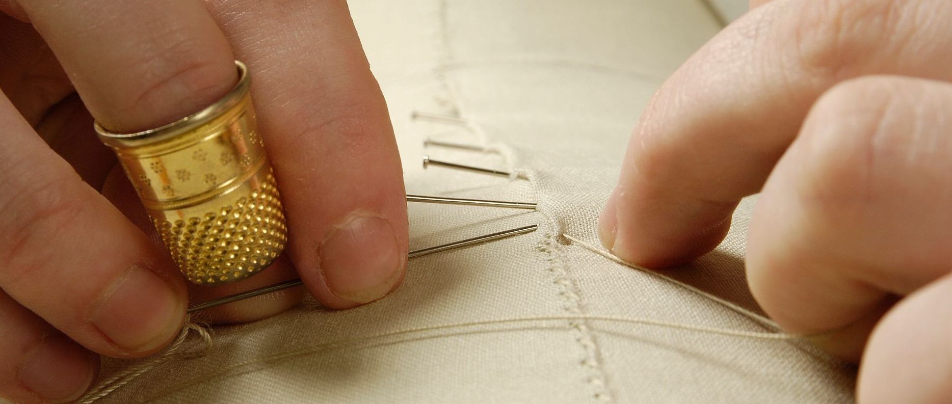 Stockman pasbuste in couture-atelier