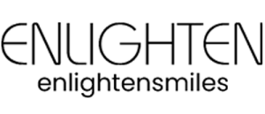 Enlighten logo, representing our use of premium teeth whitening products at Hampstead Clinic
