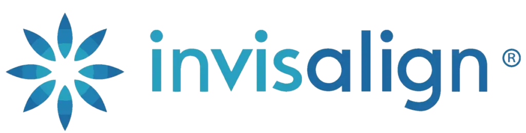 Invisalign logo, representing our use of leading dental brands at Hampstead Clinic