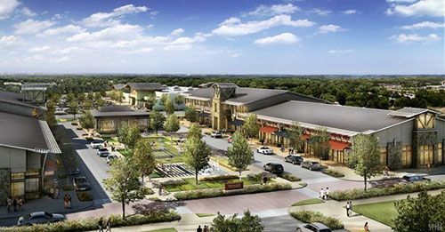 Creekside Park Village Green encompasses a scenic tree lined park