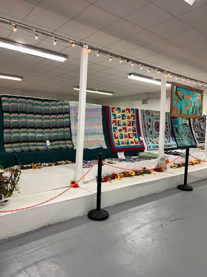 Art exhibit entry