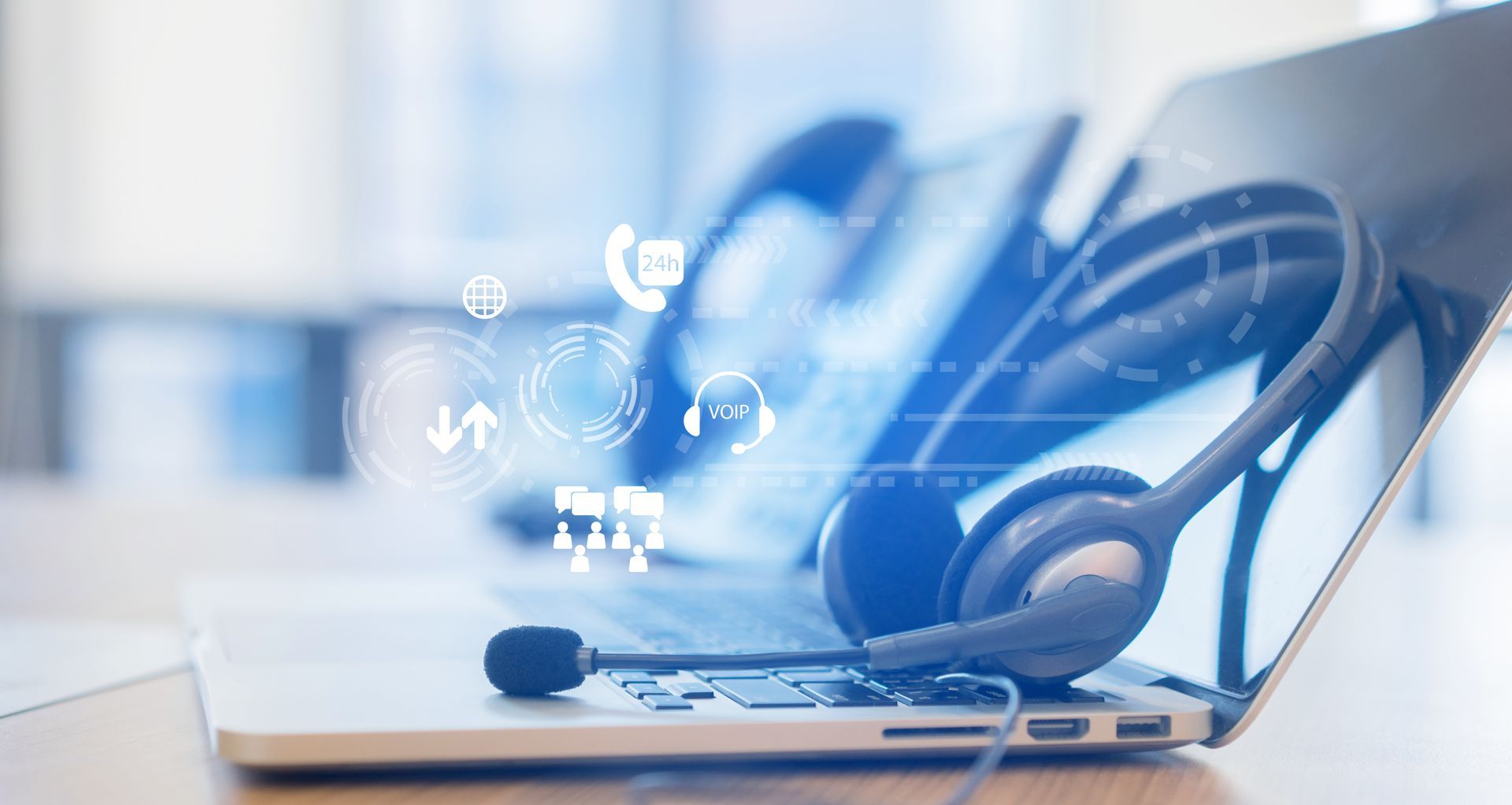 Image illustration texte blog Voip