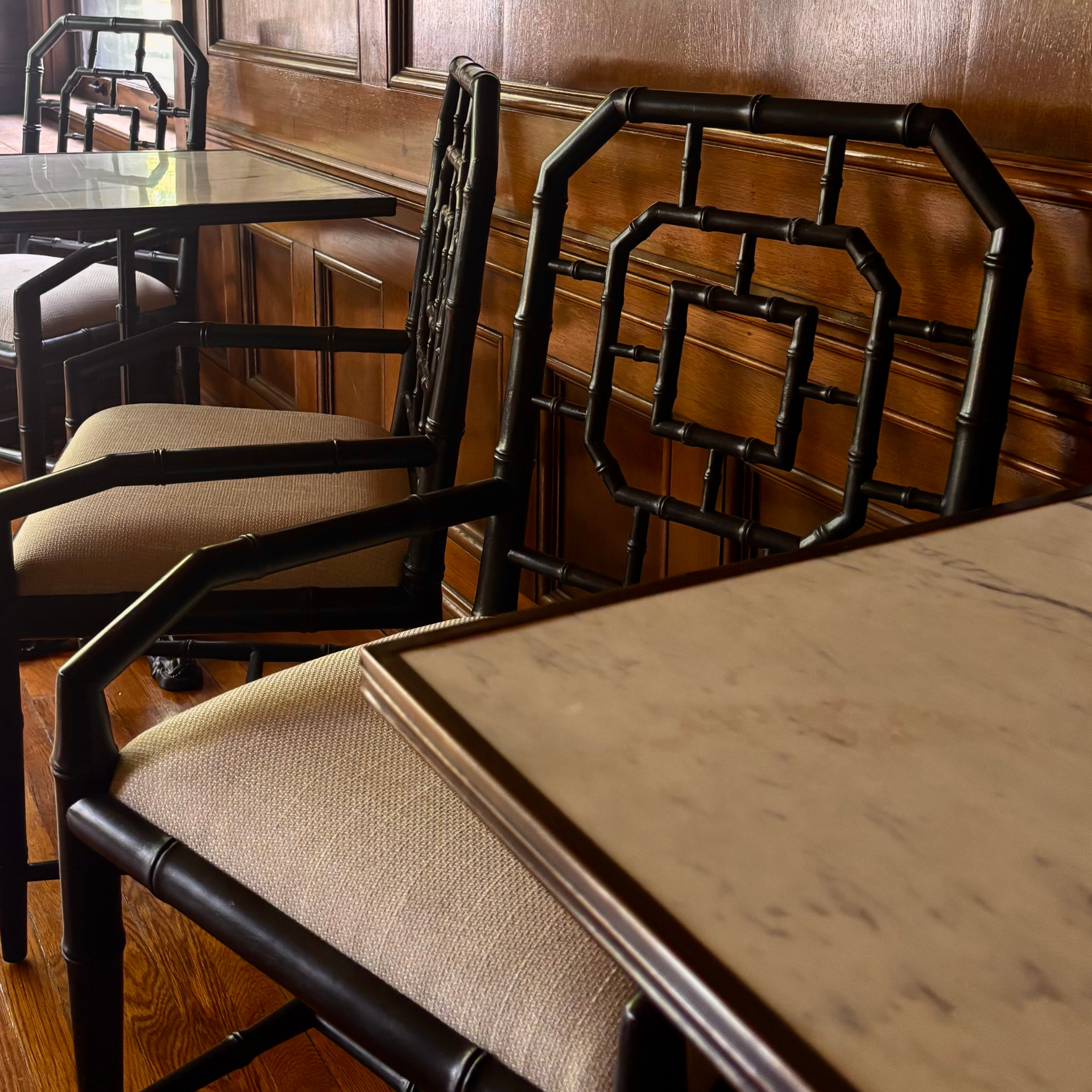 cafe seating downtown Tupelo MS Garner at Goodlett