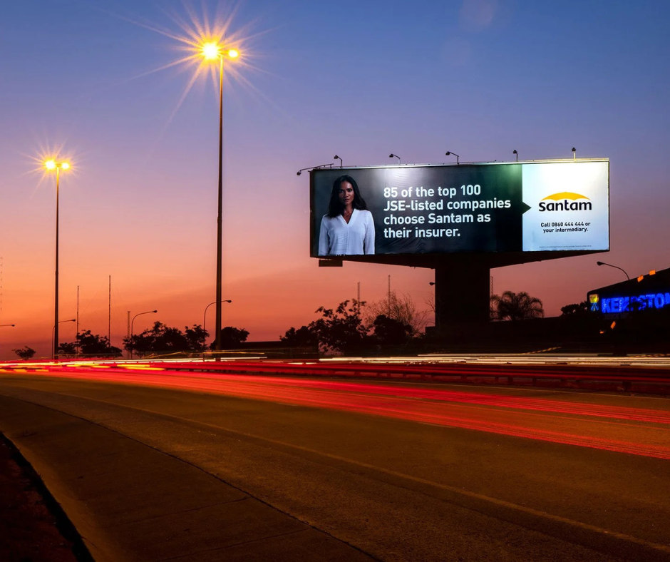 Digital billboard advertising Blue Peak Media
