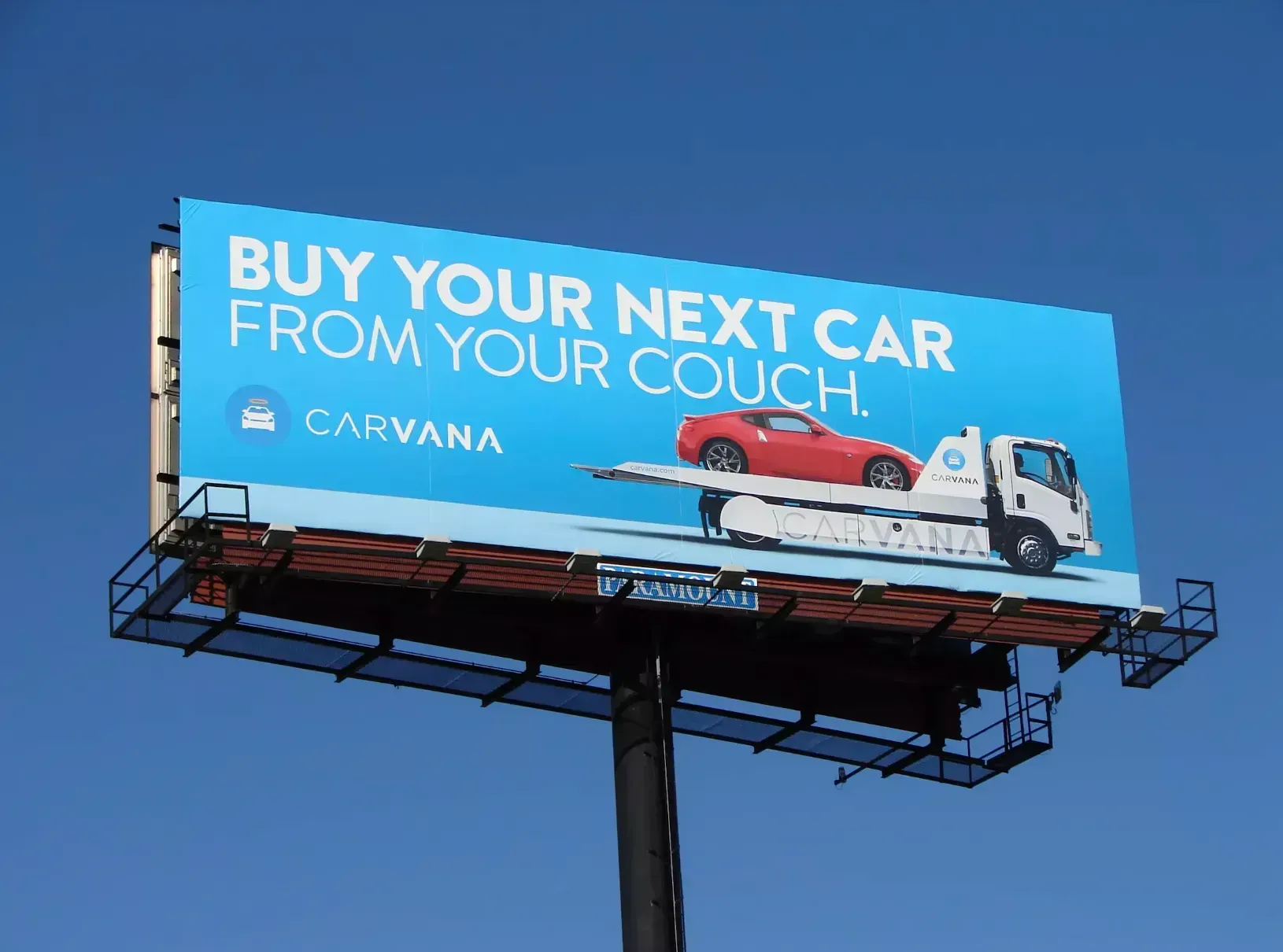Digital billboard advertising Blue Peak Media