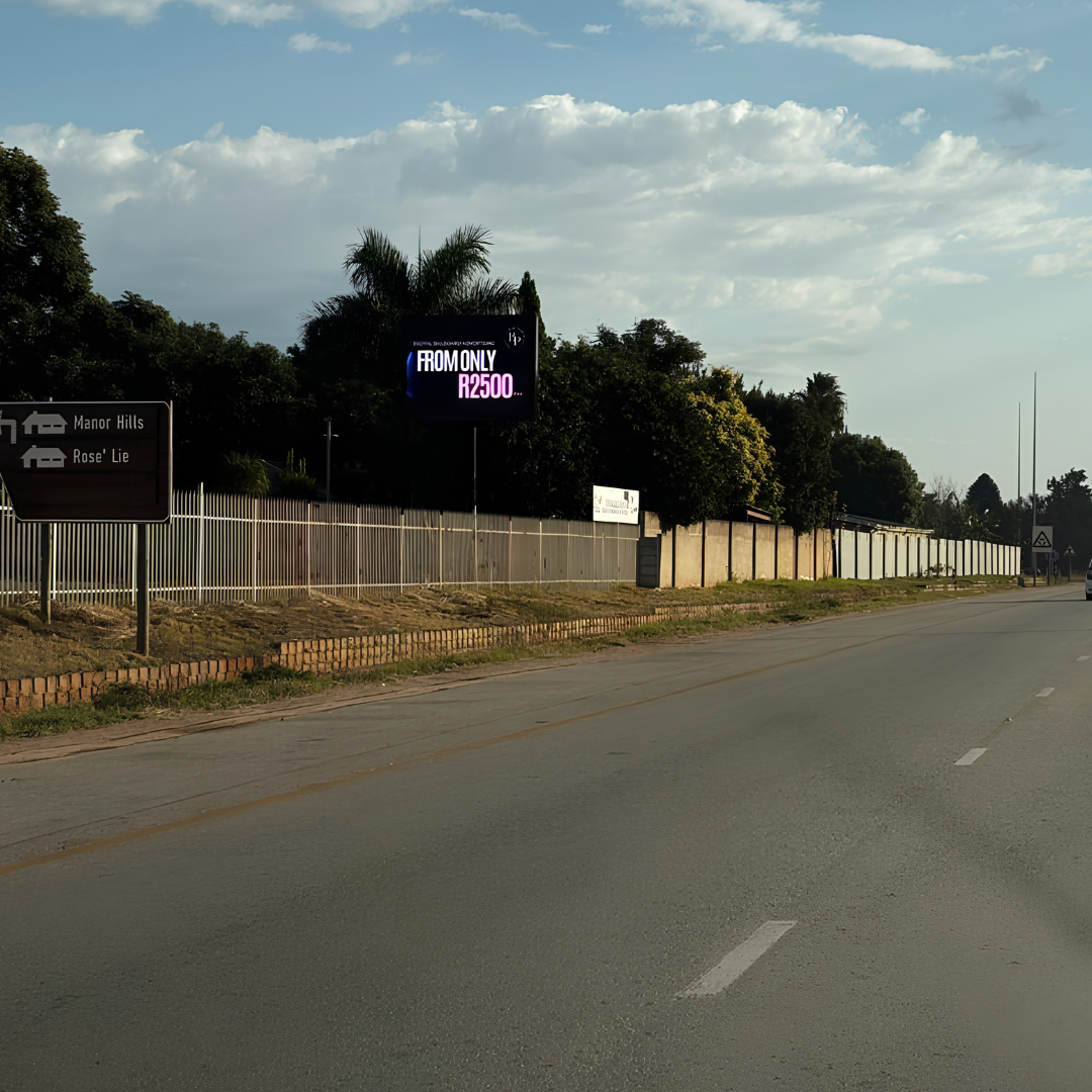 Digital billboard advertising Blue Peak Media