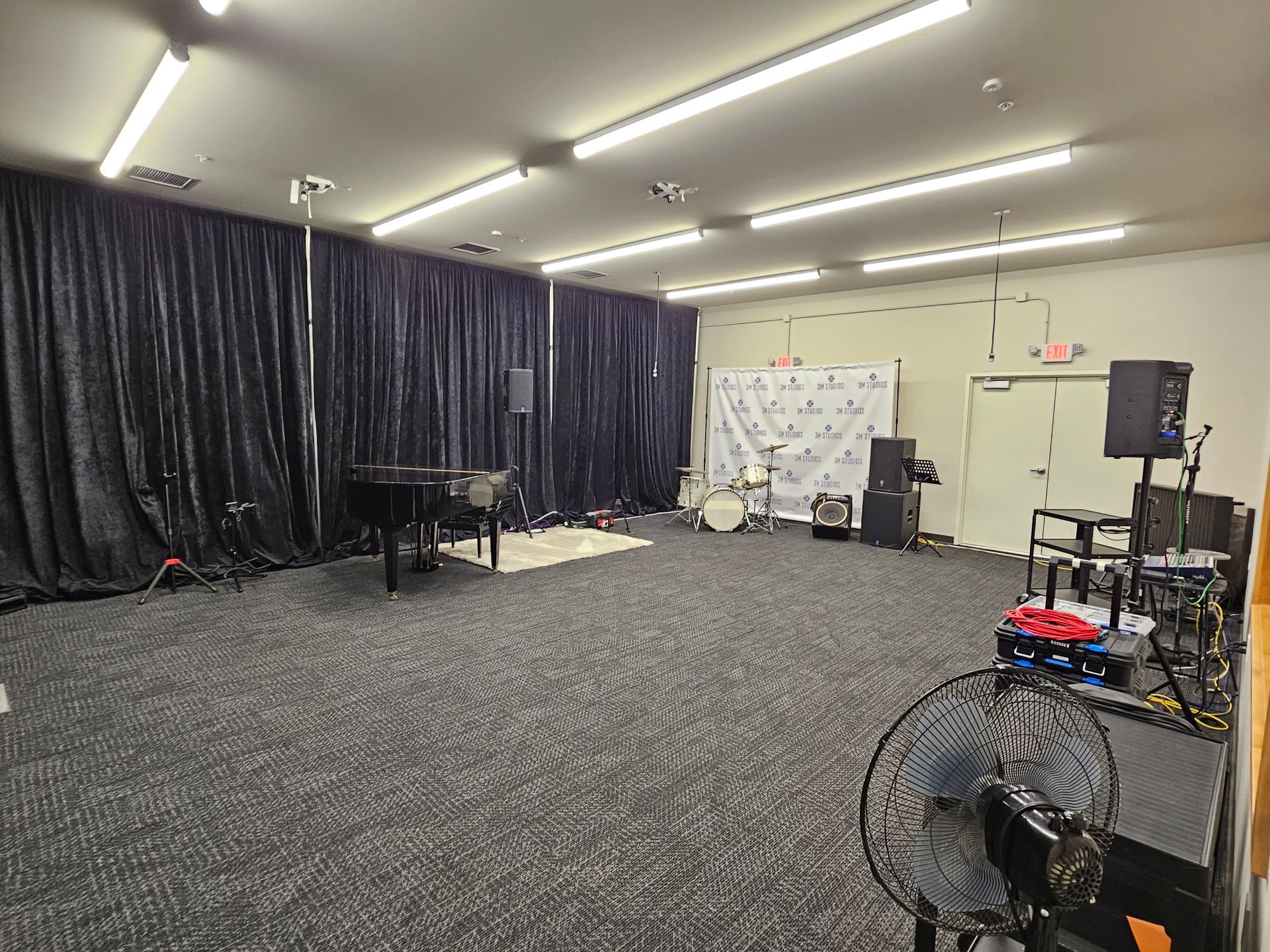 Studio Six Room With Music Instruments — Palm Desert, CA — 3M Studios Studio Six Room With Music Instruments — Palm Desert, CA — 3M Studios