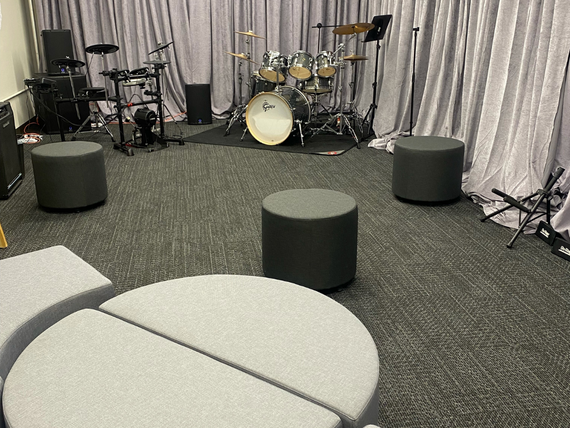 Studio Four Room With Music Instruments — Palm Desert, CA — 3M Studios Studio Four Room With Music Instruments — Palm Desert, CA — 3M Studios