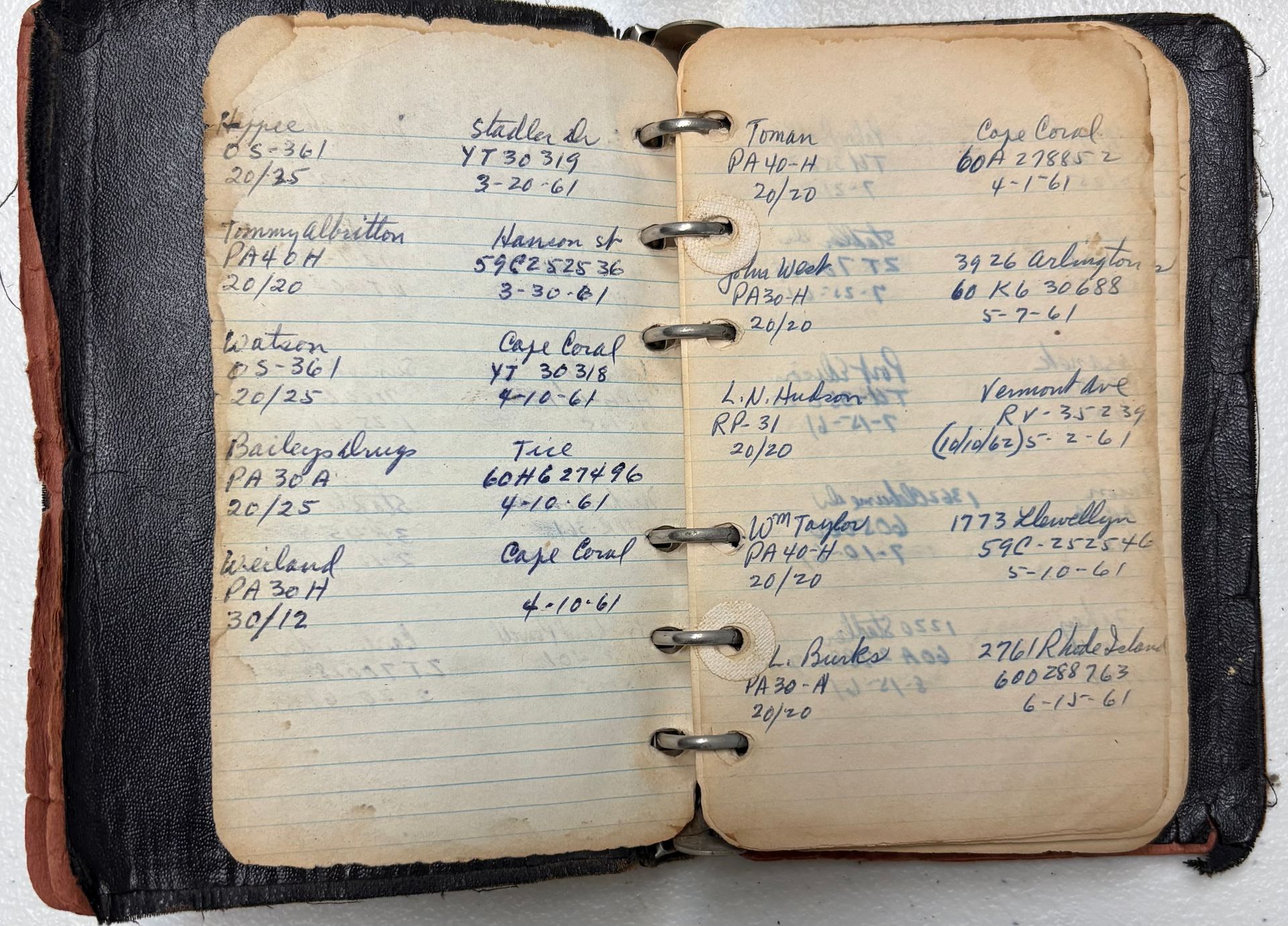 Siggs Air Conditioning history contact book 1960s