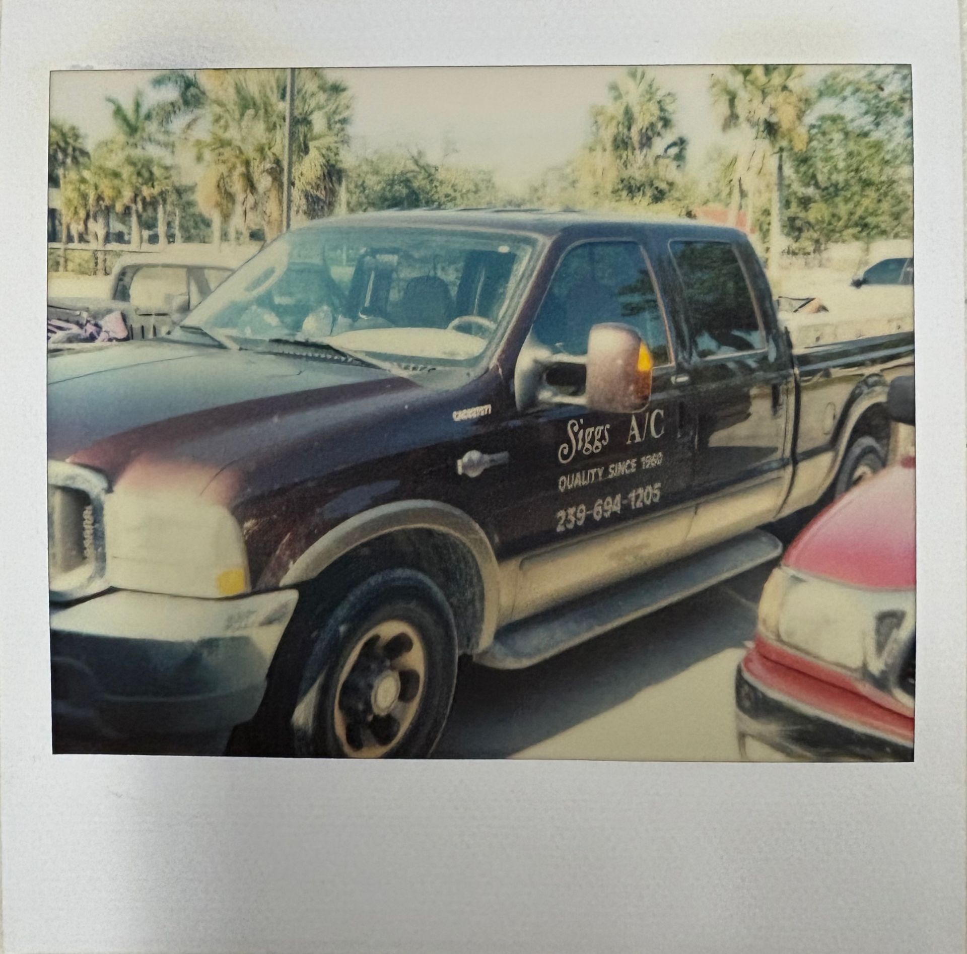 Siggs Air Conditioning history service truck 1990s