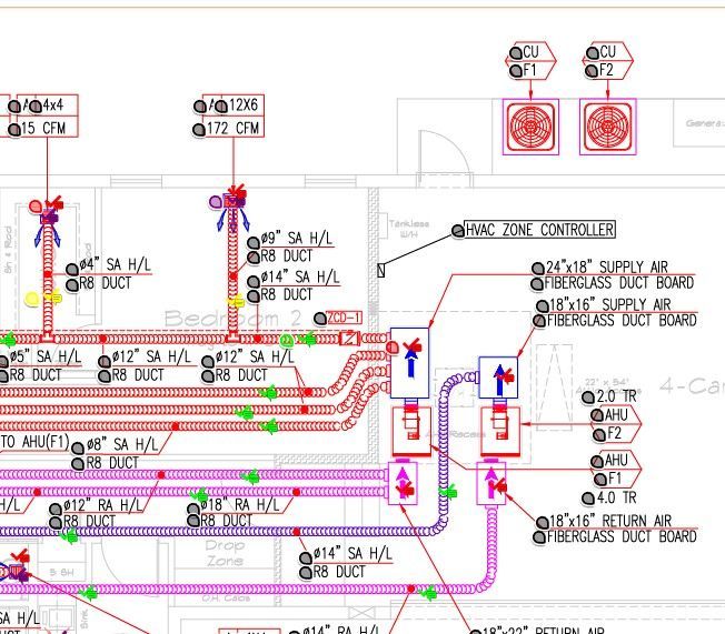 manual d duct layout plan