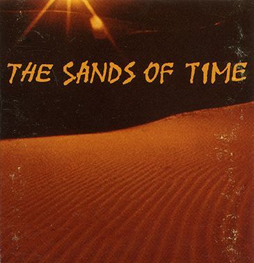 An album cover for the sands of time