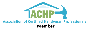 ACHP logo featuring a blue house outline, green