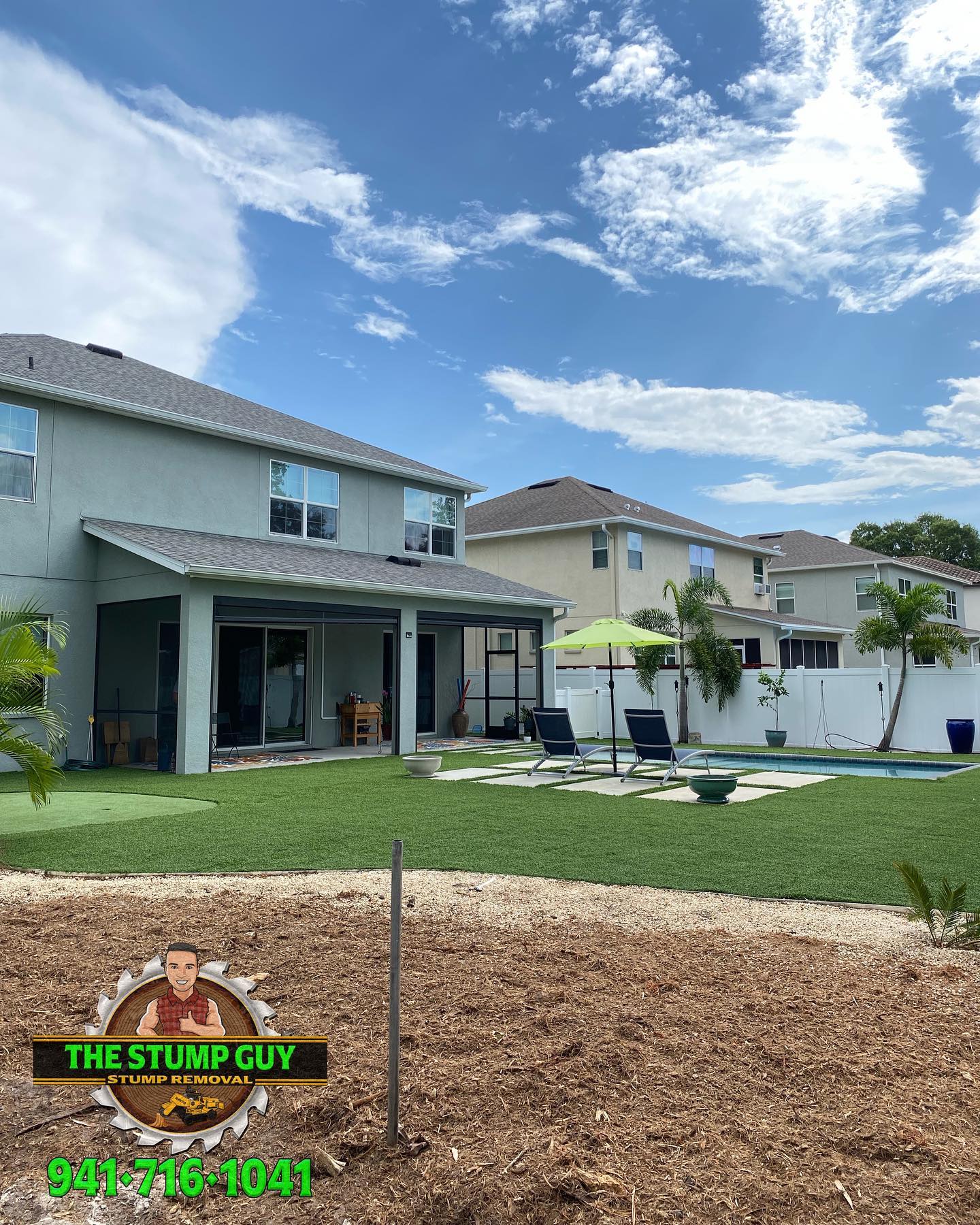 After stump removal | Tampa, FL | The Stump Guy of Tampa