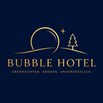 Das Logo für das Bubble Hotel in Deutschland