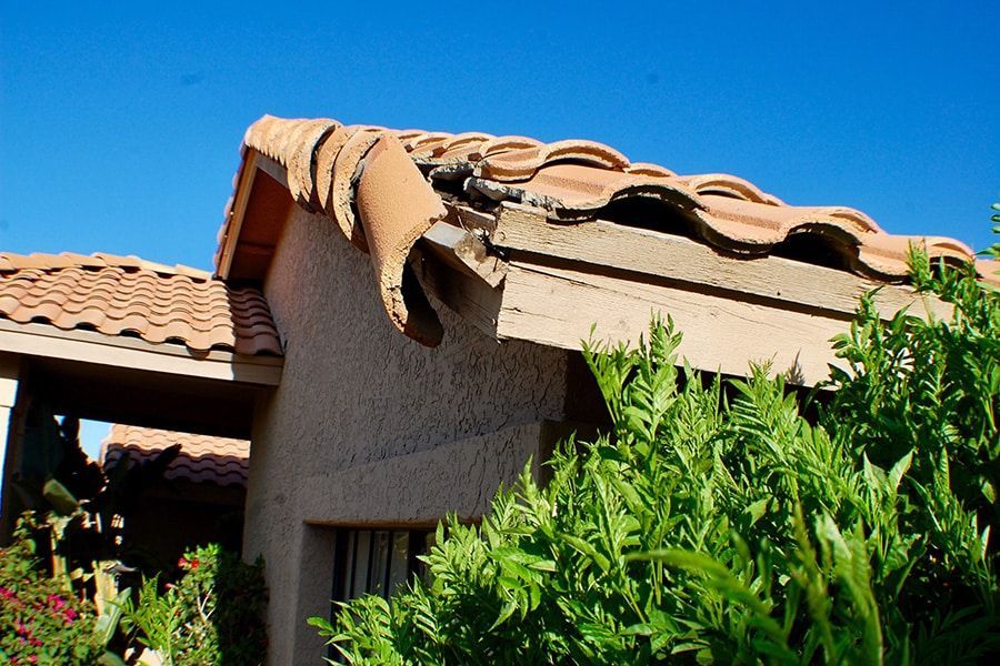Roof Damage After a Monsoon in Phoenix