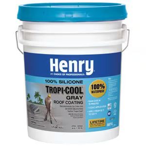 Silicone commercial roof coating