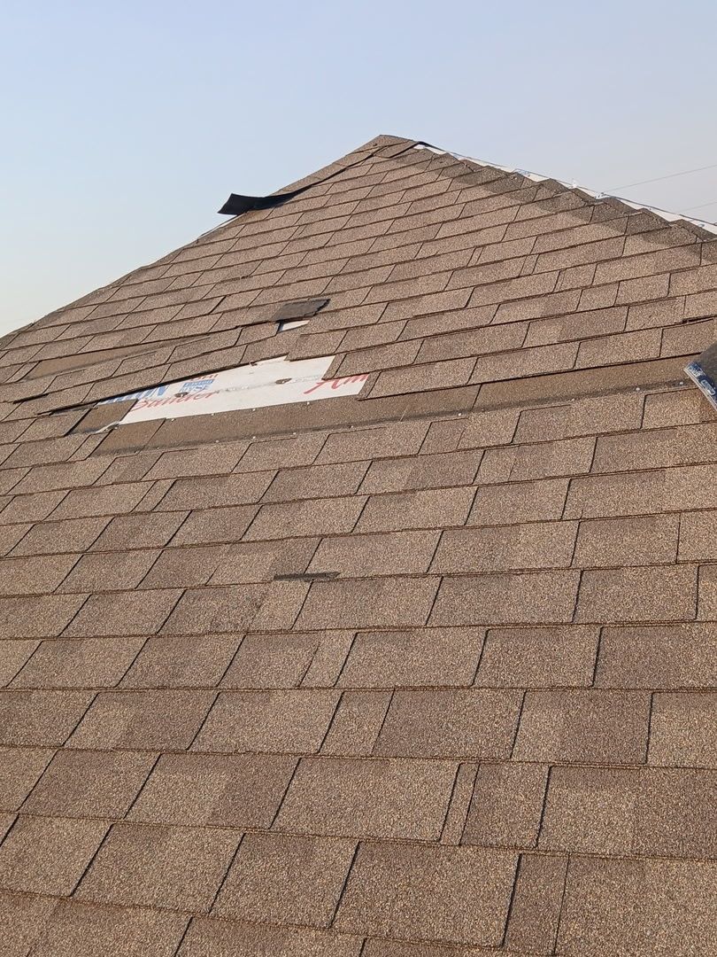 Asphalt shingle roof repair inspection by Highmark Roofing Partners