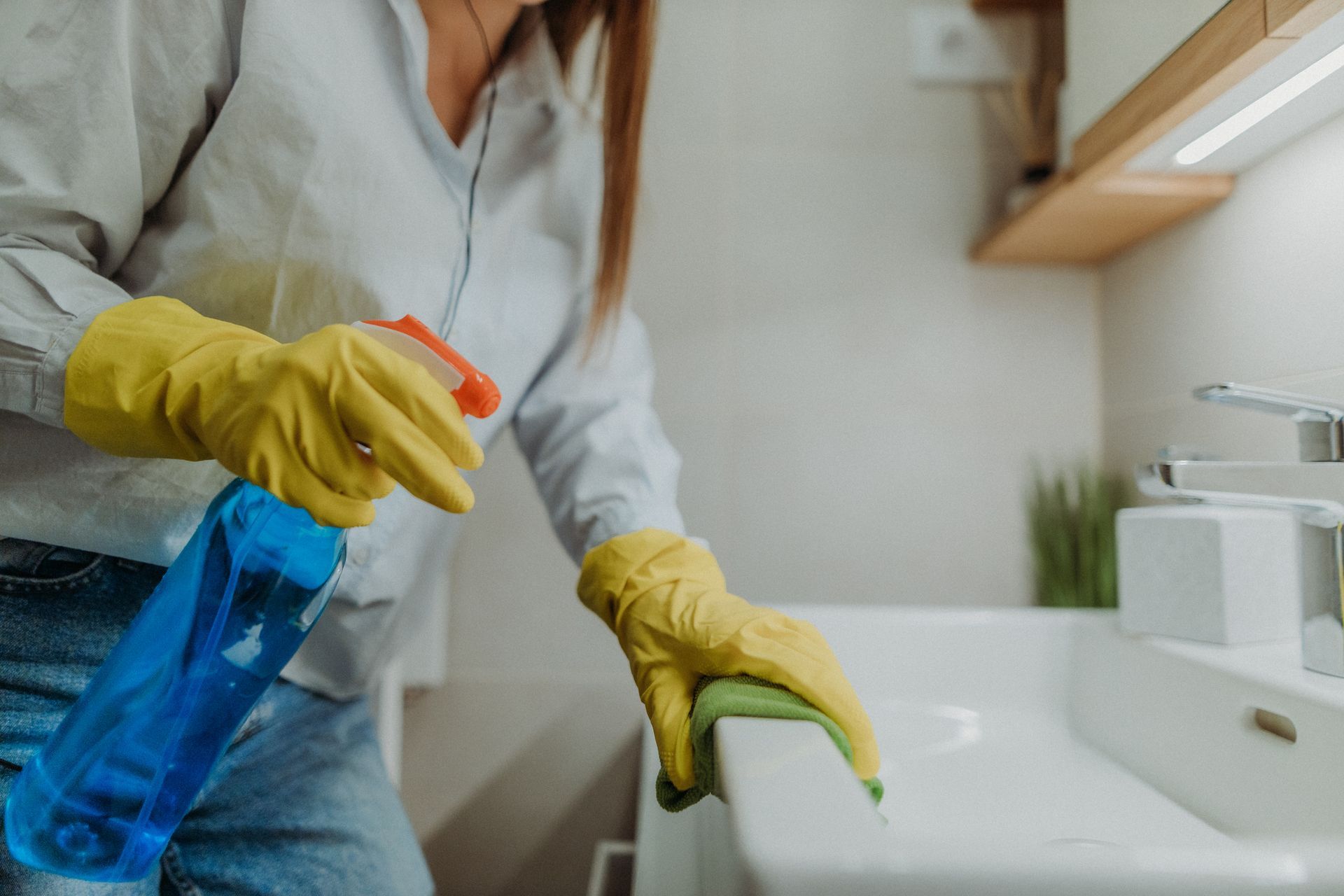 Young Woman Dusting | Darch, Wa | Twin Cleaning Group