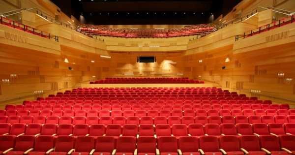 Comedy Event setup at The Concourse by Eventspec – AV and event production