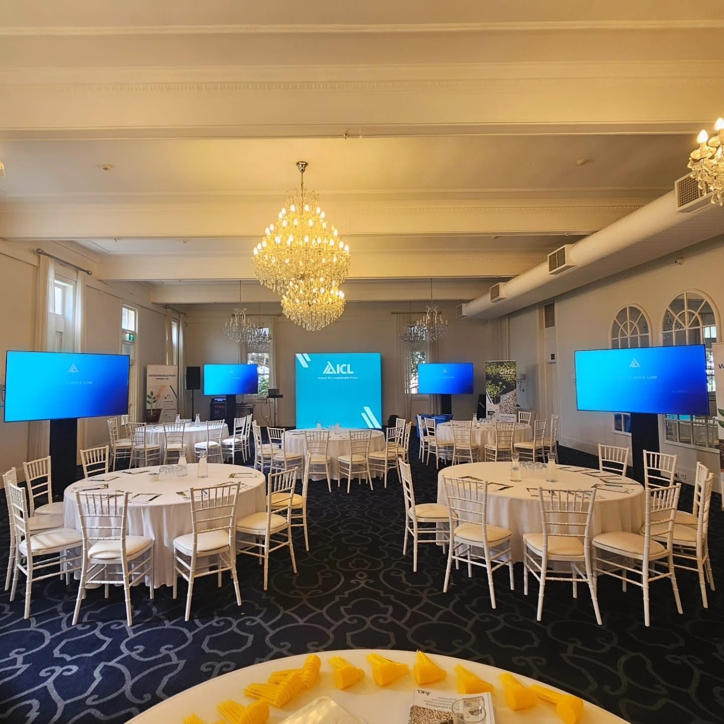 Eventspec Corporate conference event, AV hire Cropley House