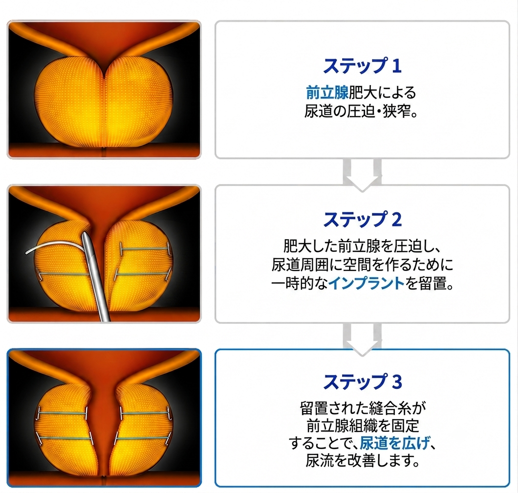 UroLiftのビフォーアフター — 尿流の改善（ユロジン釜山）