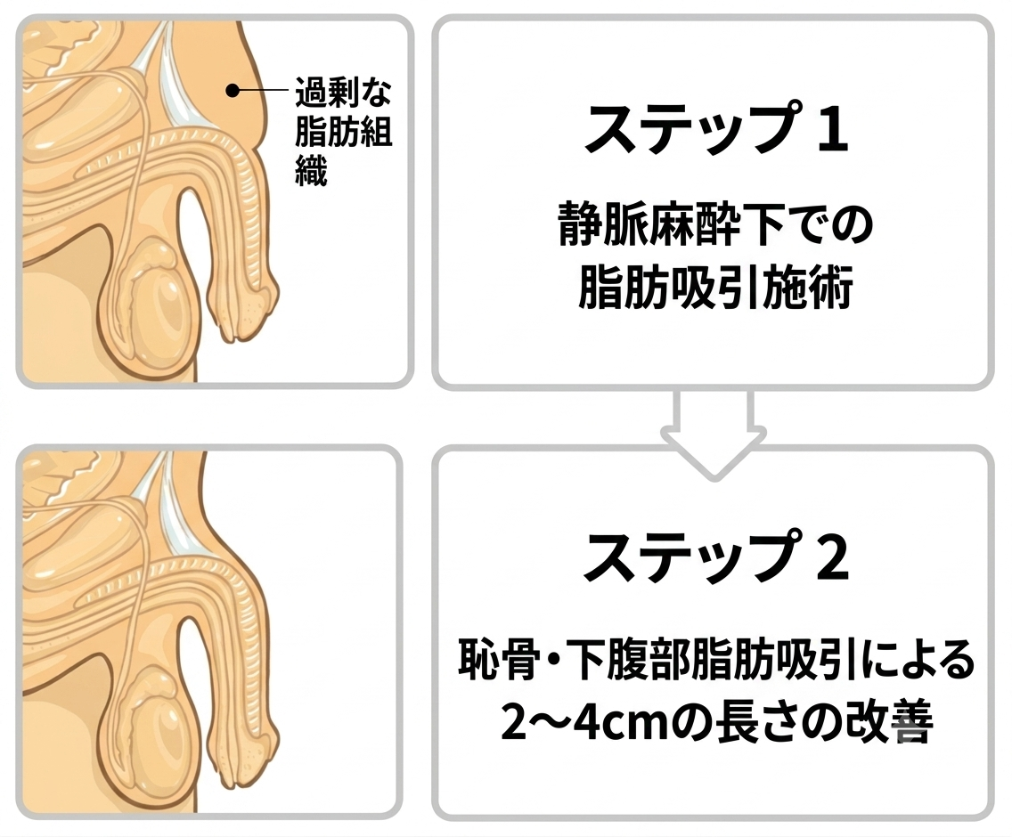 ユロジン男性クリニック 釜山西面の埋没陰茎矯正の手術