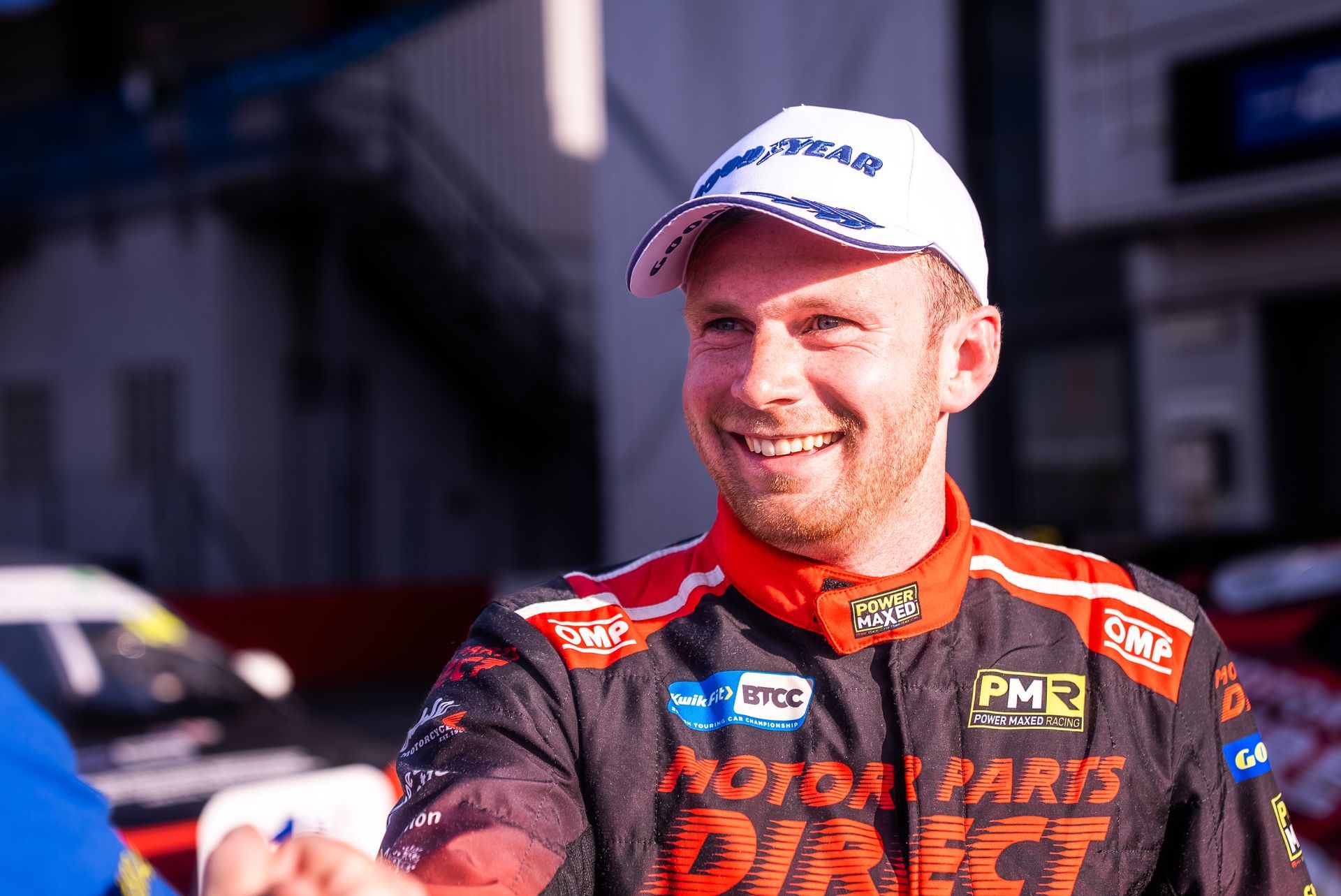 Mikey Doble Shaking hands after Independent win at Donington Park BTCC 2025
