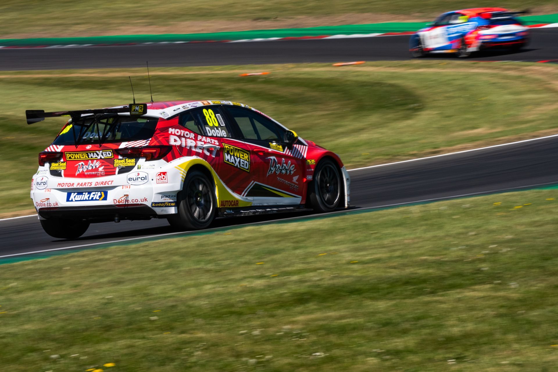 Mikey Doble driving on Brands Hatch Indy circuit BTCC 2025 Round 5