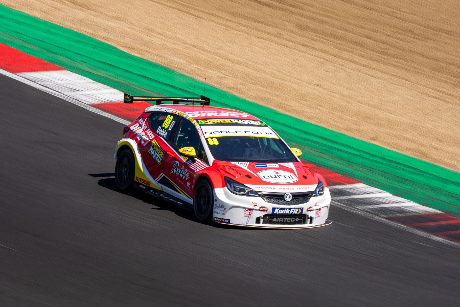 Mikey Doble Driving PMR Vauxhall Astra at Brands Hatch BTCC 2025