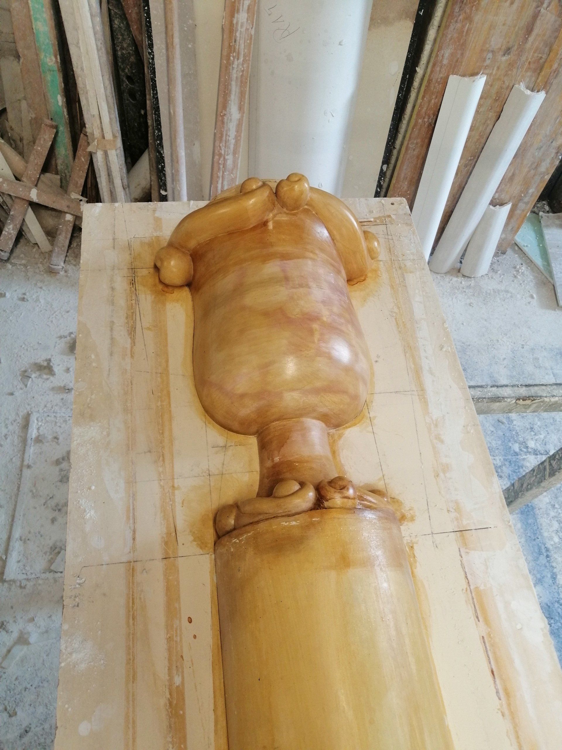 colonna gesso