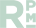 The letters r and p are on a white background.