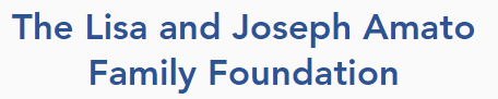 The logo for the lisa and joseph amato family foundation