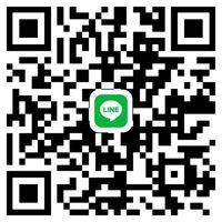 白色背景上的綠色LINE標誌二維碼