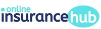 Online Insurance Hub logo in teal and dark blue text on a white background